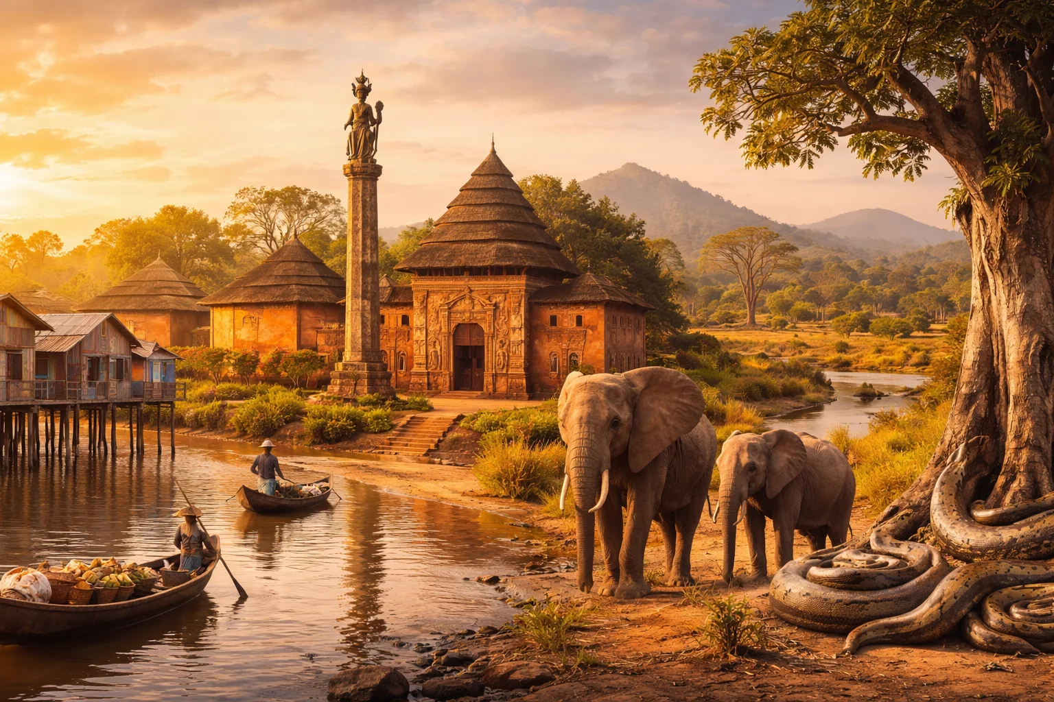 Benin – landmarks and geography