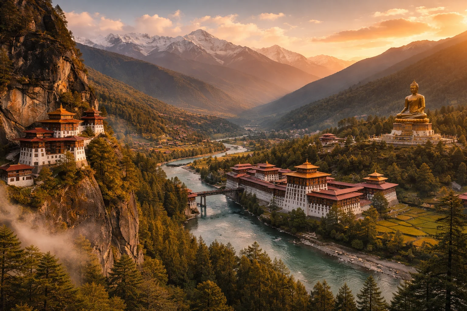 Bhutan – landmarks and geography