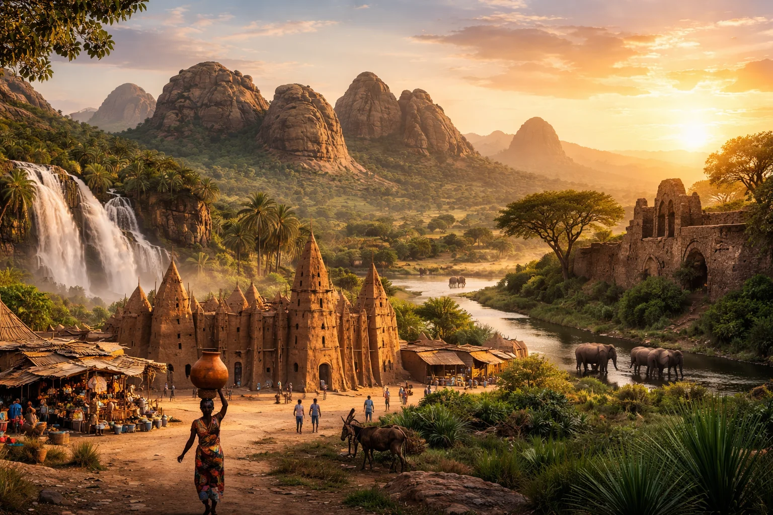 Burkina Faso – landmarks and geography