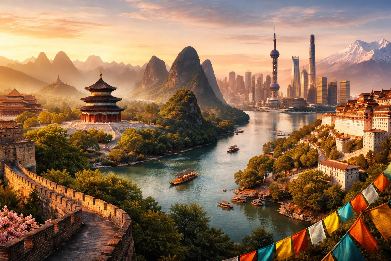 China – landmarks and geography