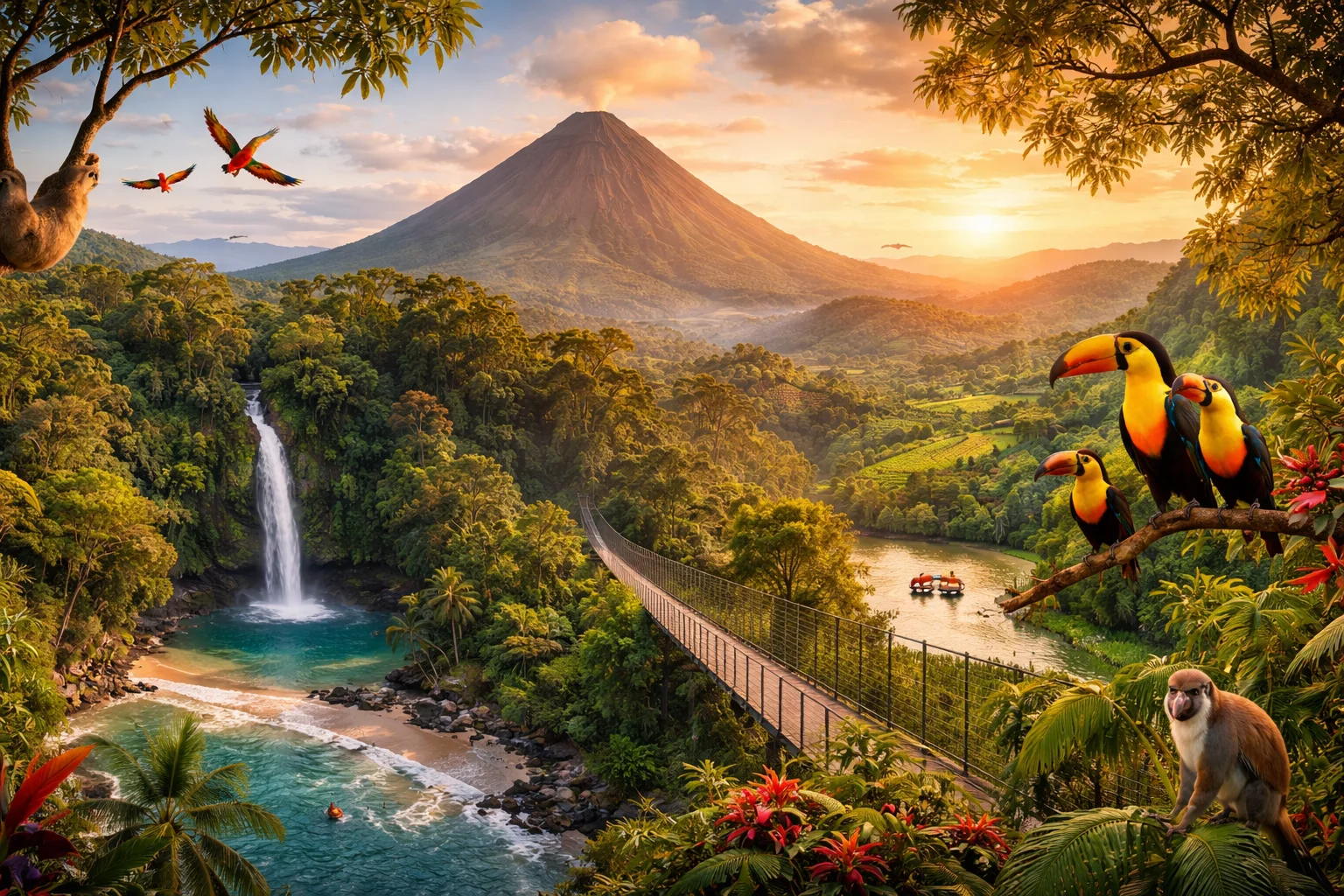 Costa Rica – landmarks and geography