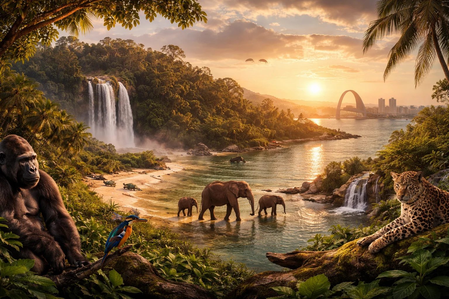 Gabon – landmarks and geography