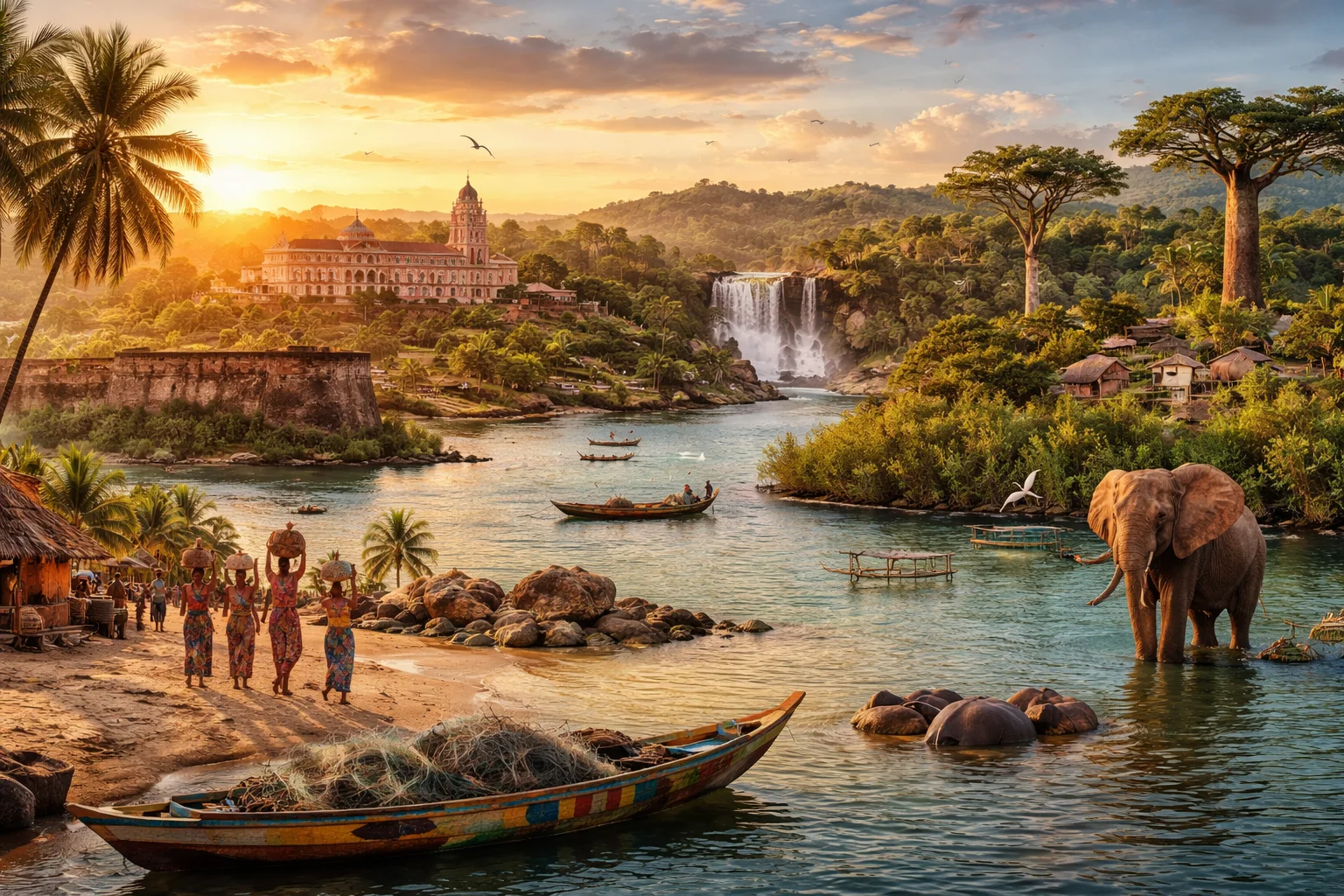Guinea-Bissau – landmarks and geography
