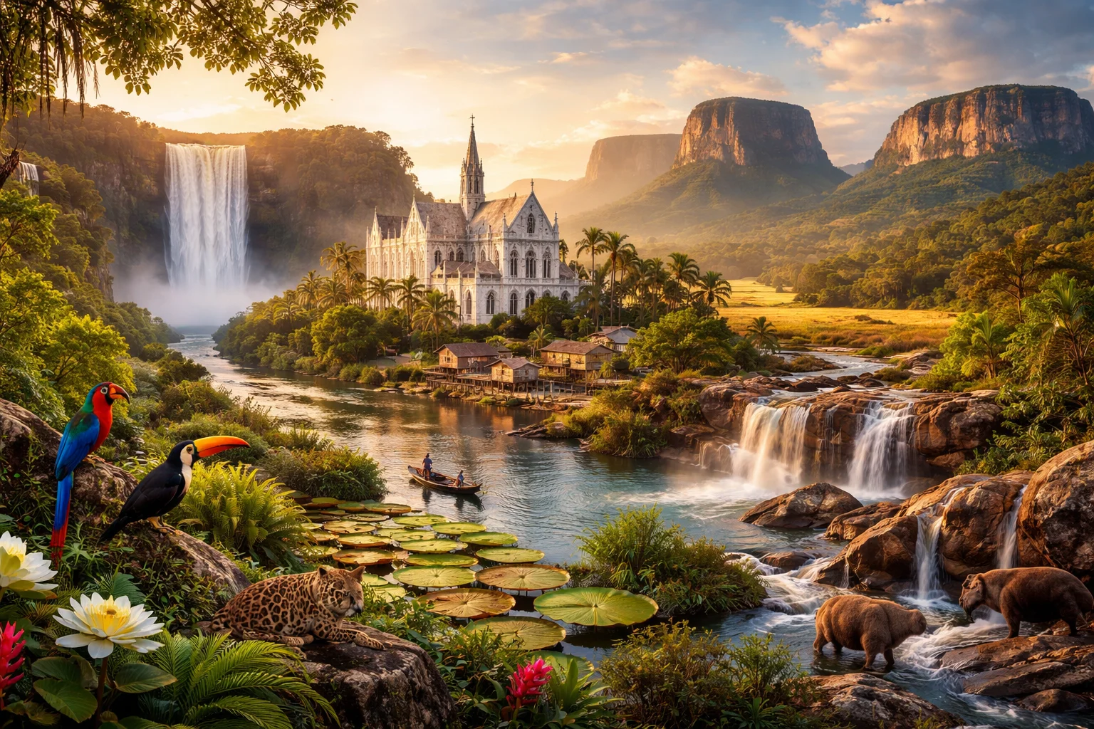 Guyana – landmarks and geography