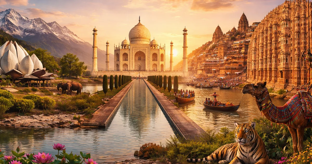 India Location, Geography & History