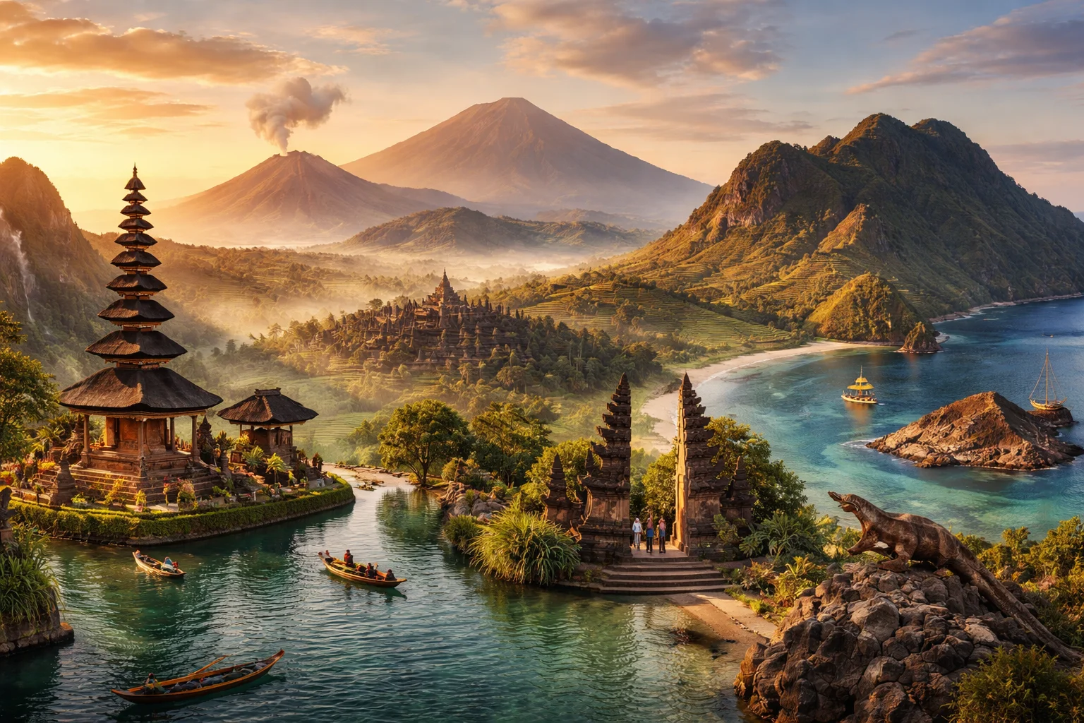 Indonesia – landmarks and geography
