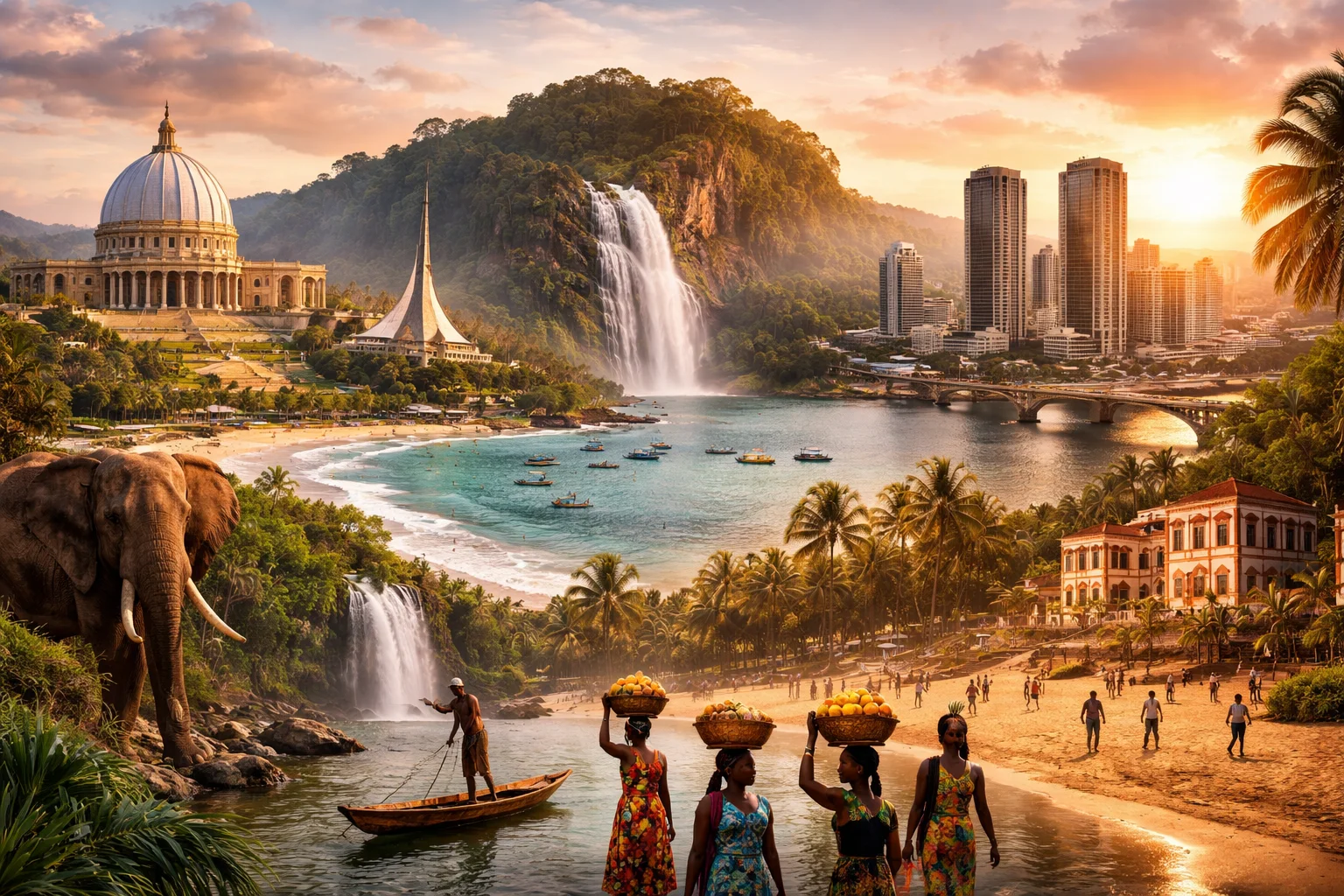 Ivory Coast – landmarks and geography