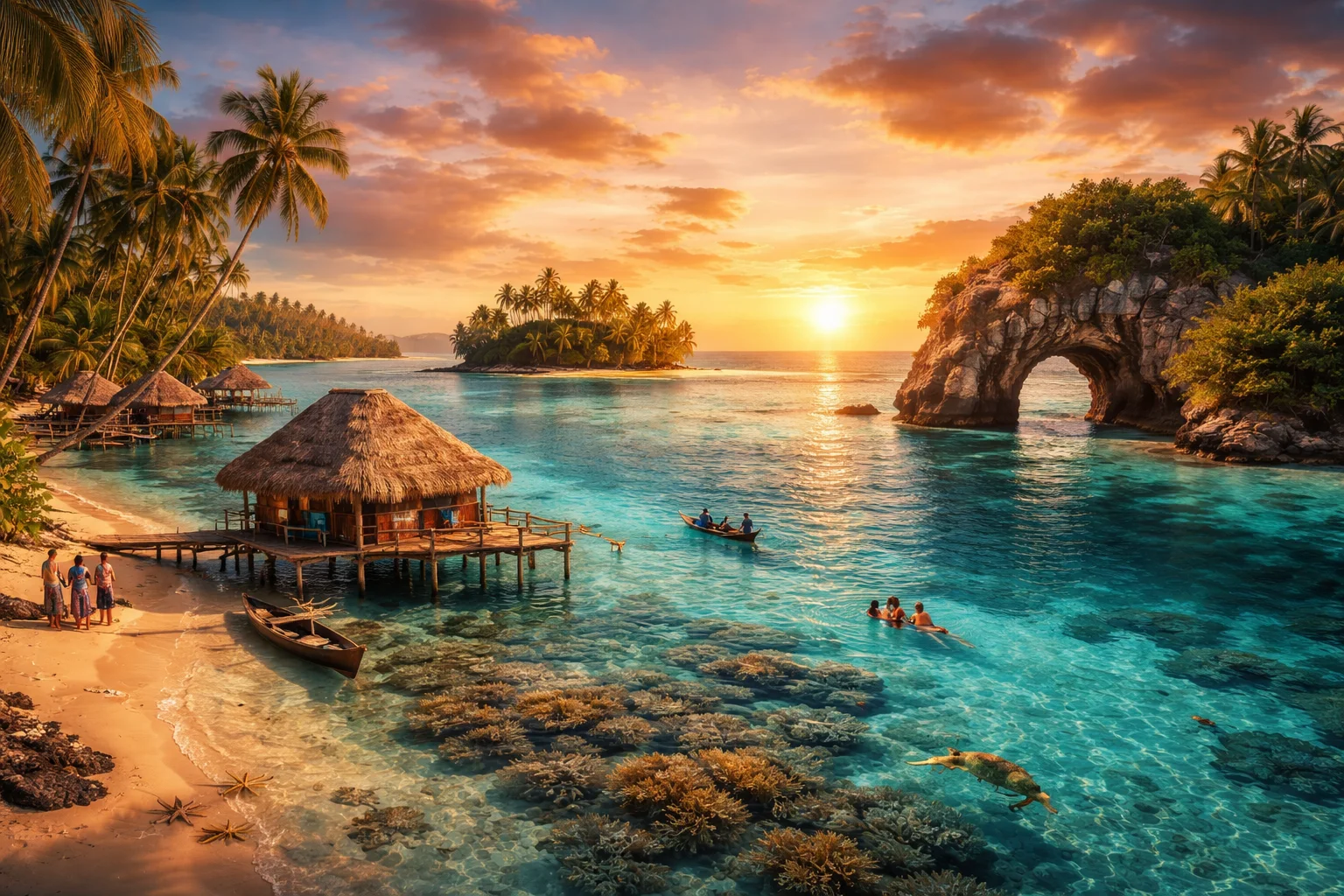 Kiribati – landmarks and geography