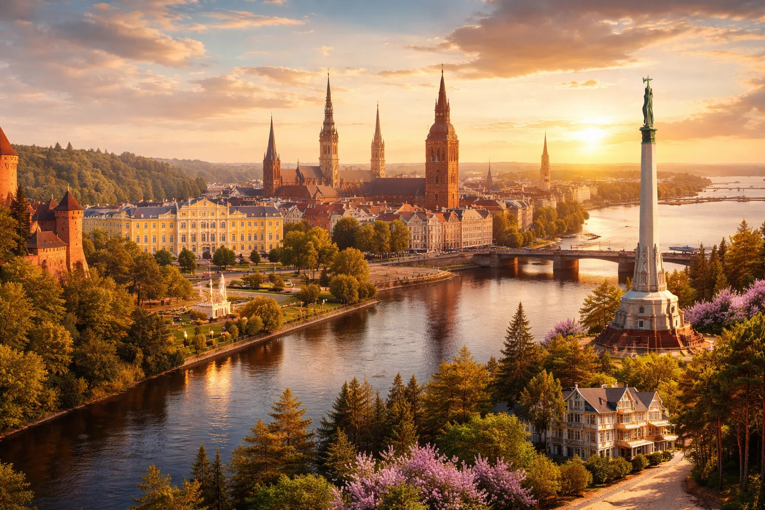 Latvia – landmarks and geography