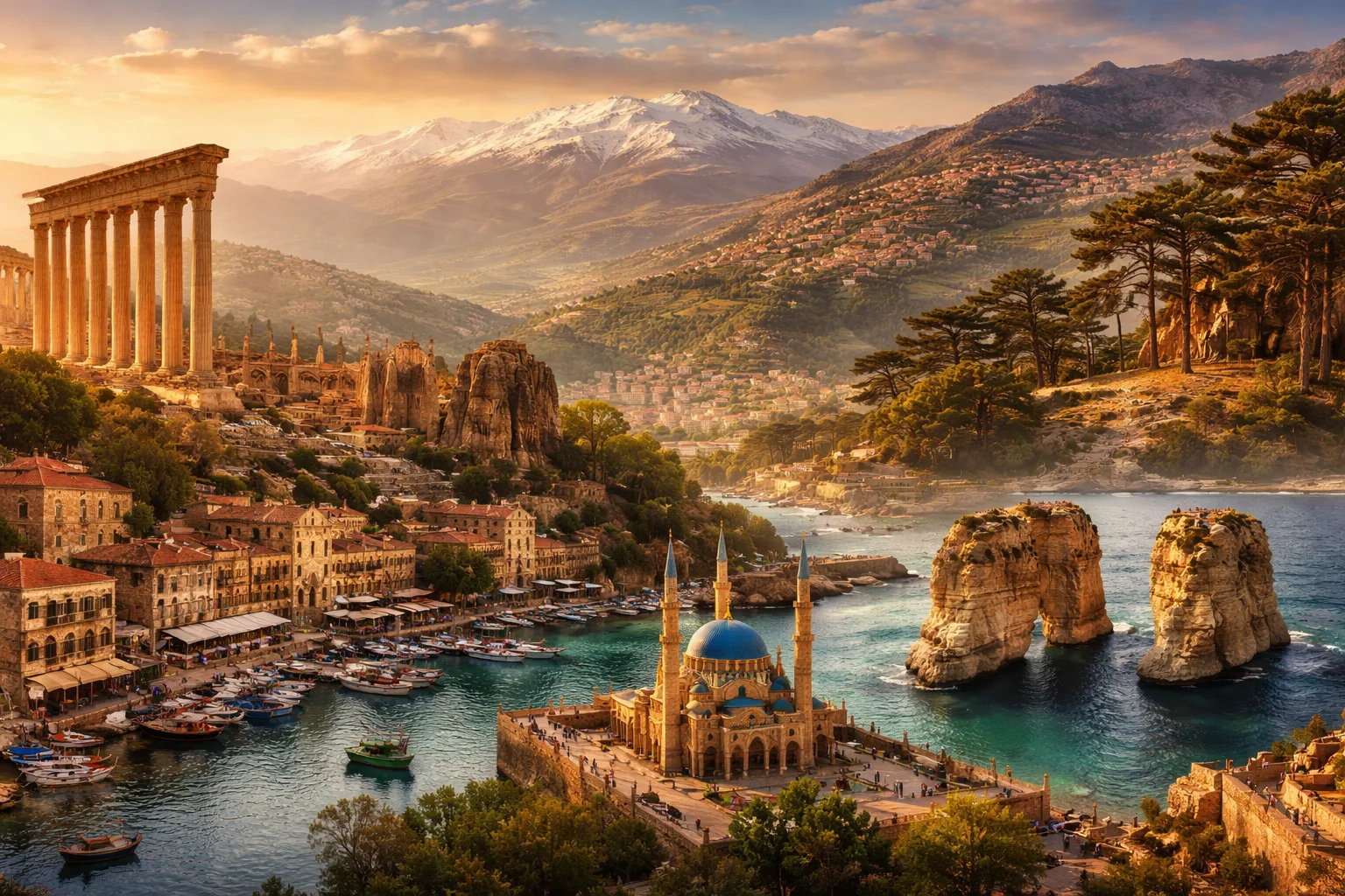 Lebanon – landmarks and geography