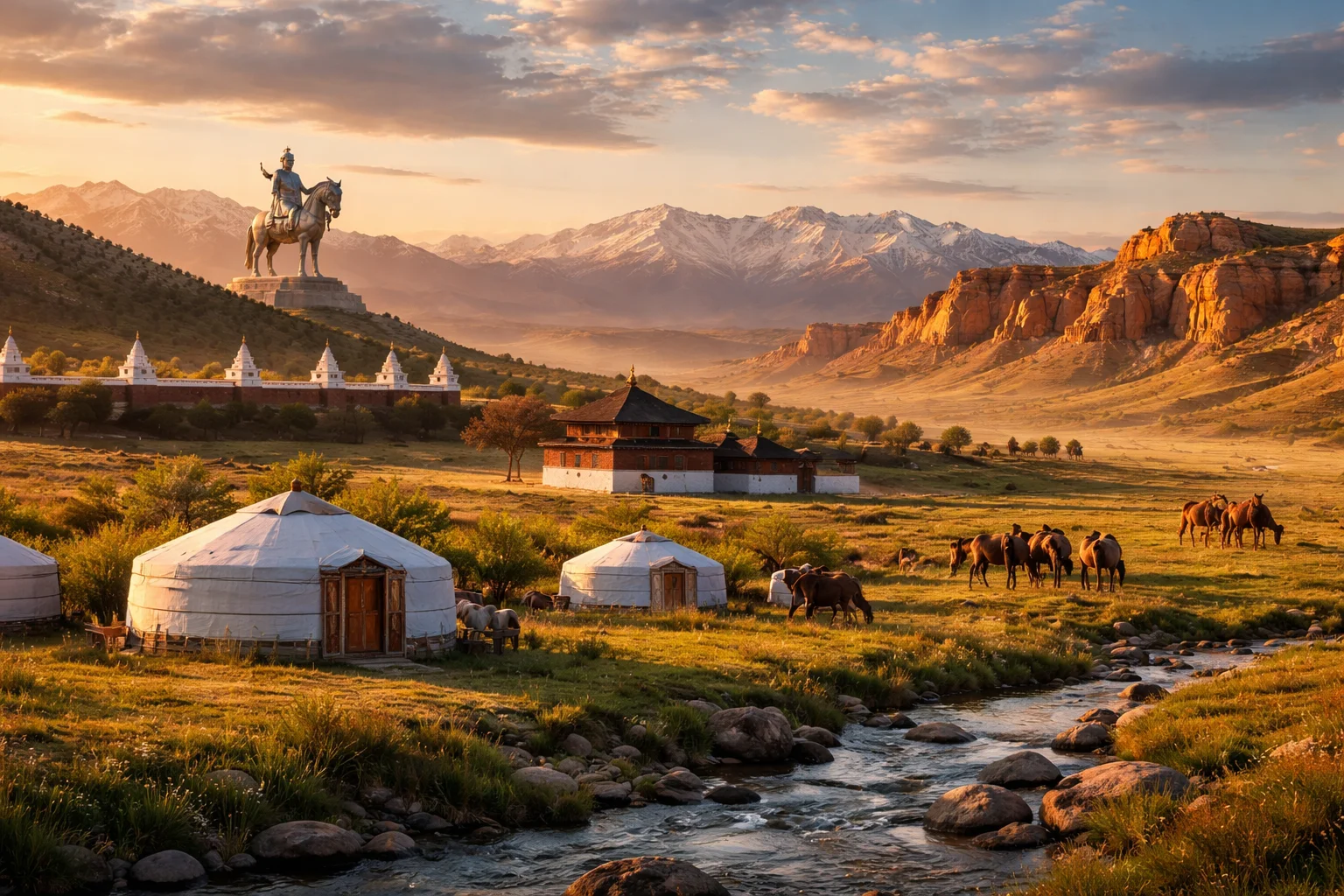 Mongolia – landmarks and geography