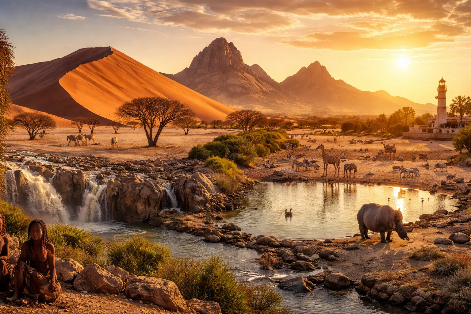 Namibia – landmarks and geography
