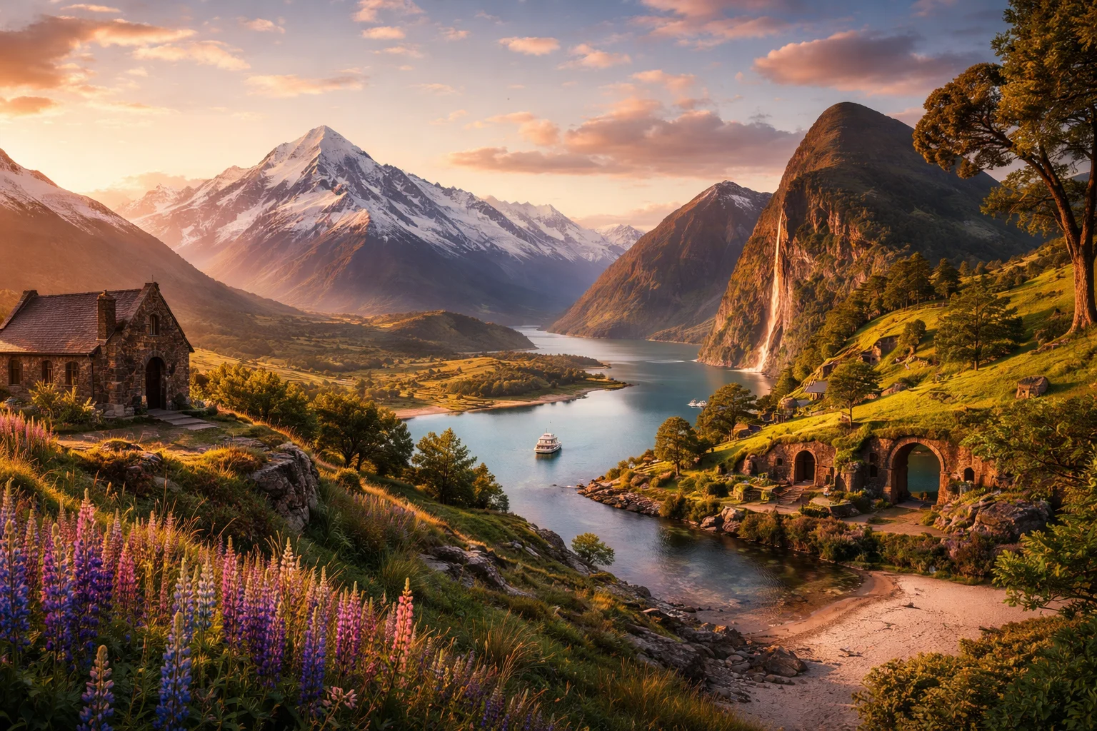 New Zealand – landmarks and geography