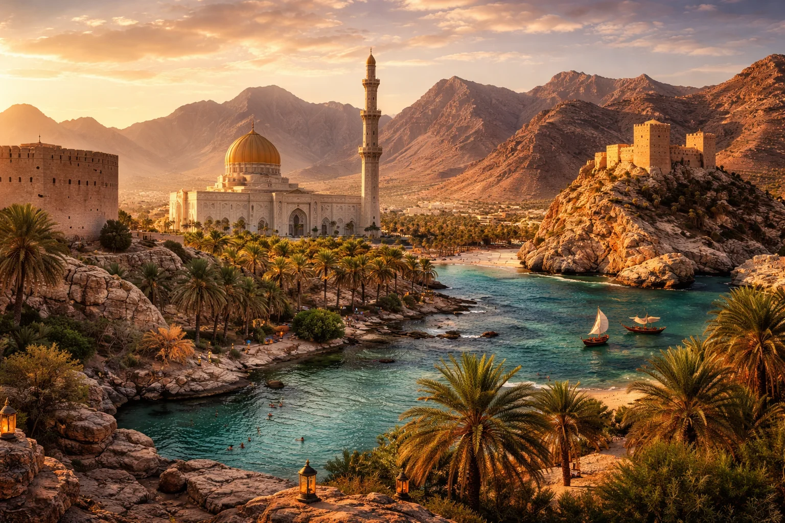Oman – landmarks and geography