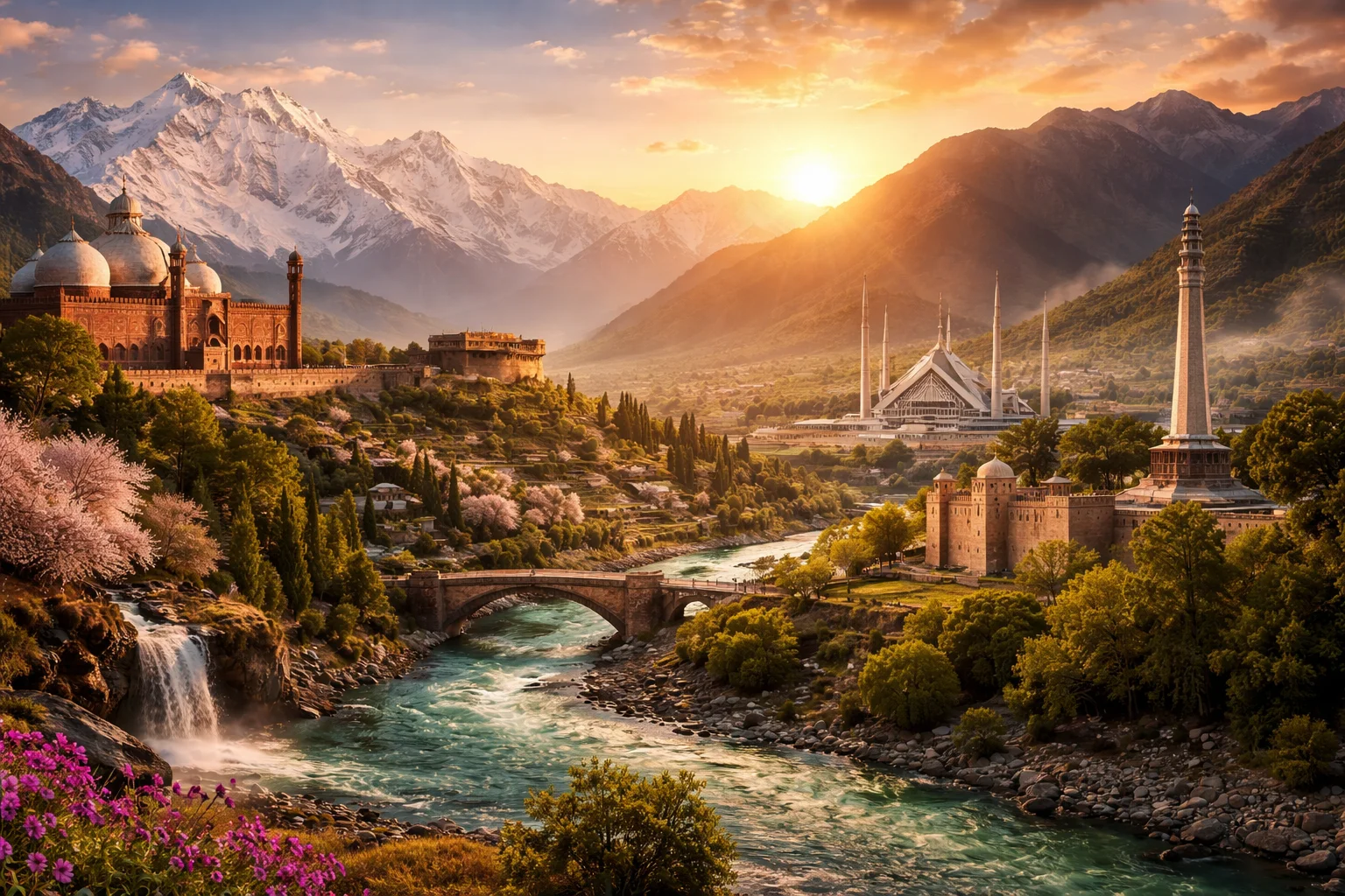 Pakistan – landmarks and geography