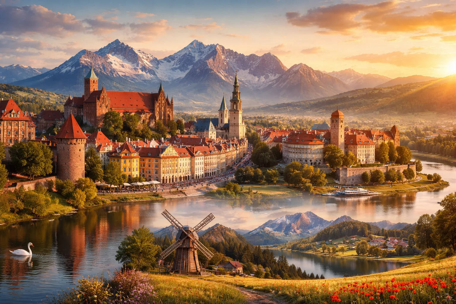Poland – landmarks and geography