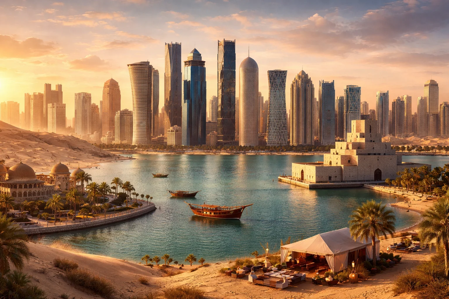 Qatar – landmarks and geography
