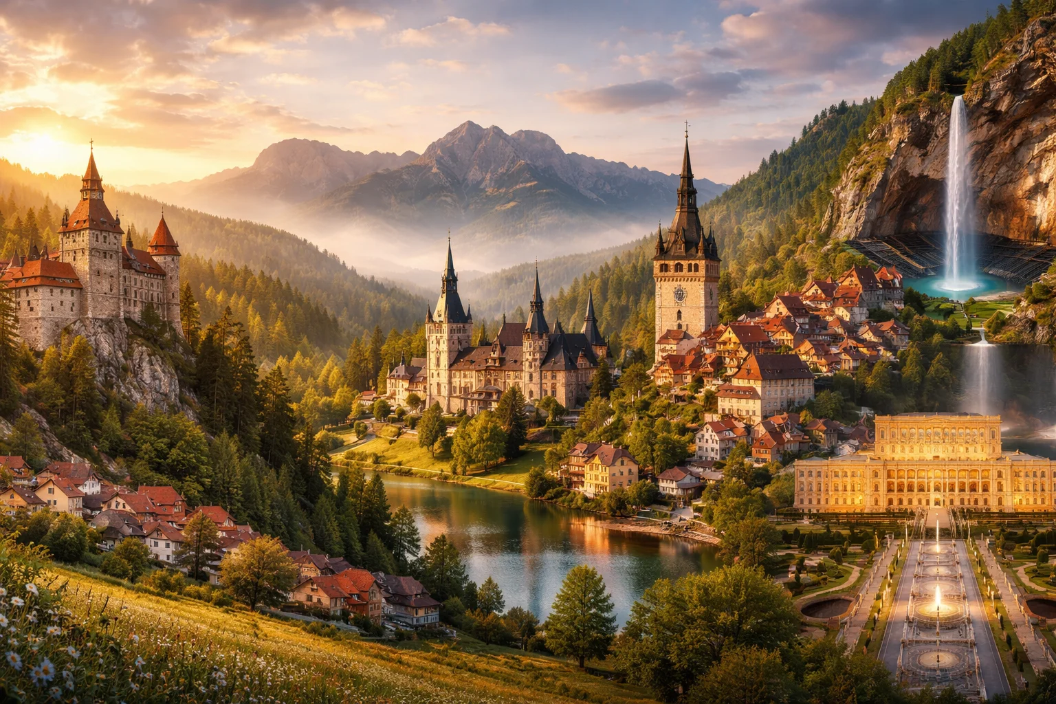 Romania – landmarks and geography