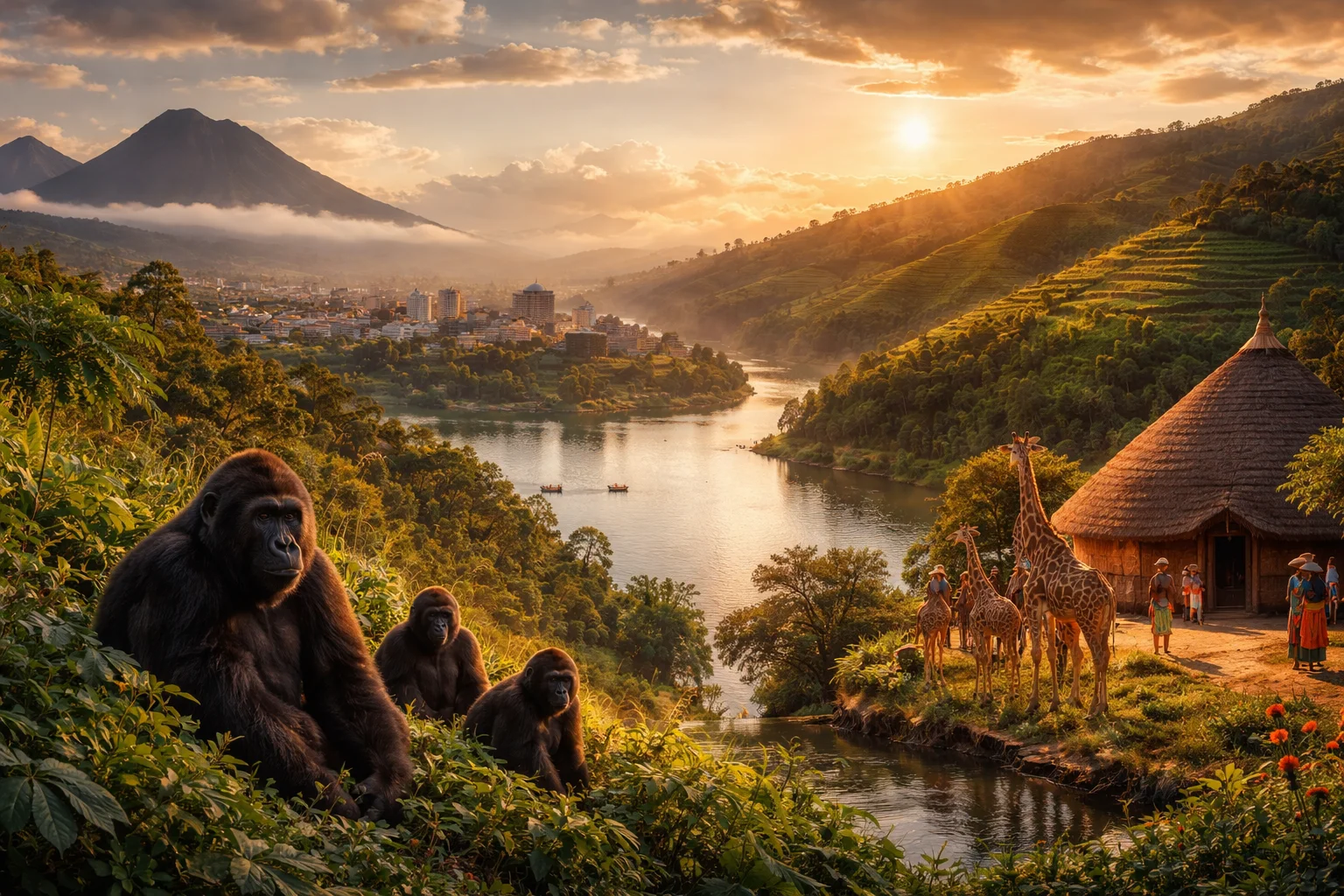 Rwanda – landmarks and geography