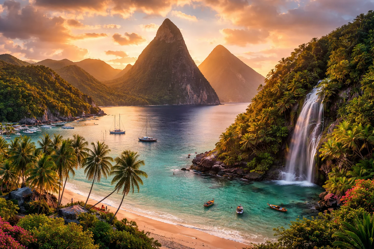 Saint Lucia – landmarks and geography