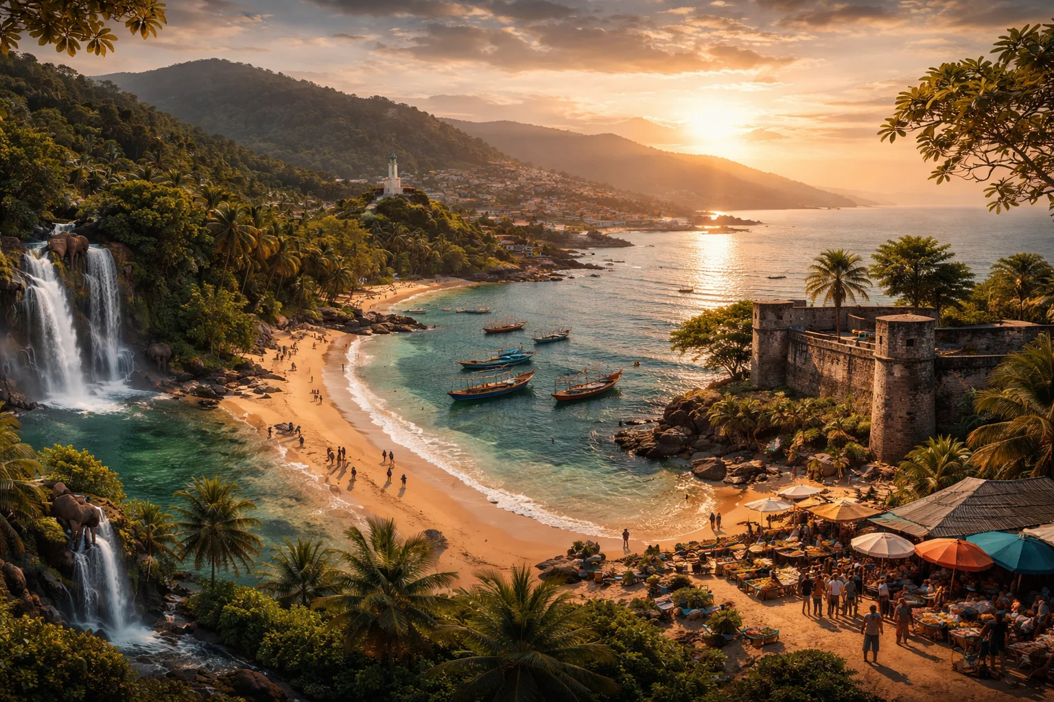 Sierra Leone – landmarks and geography