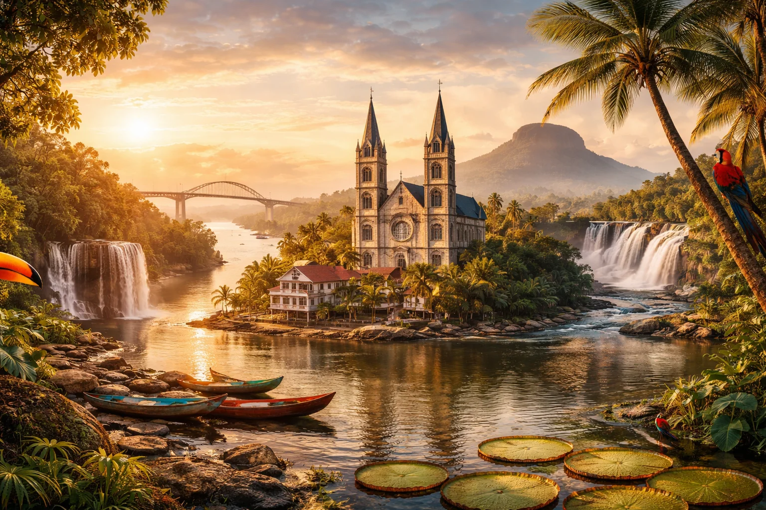 Suriname – landmarks and geography