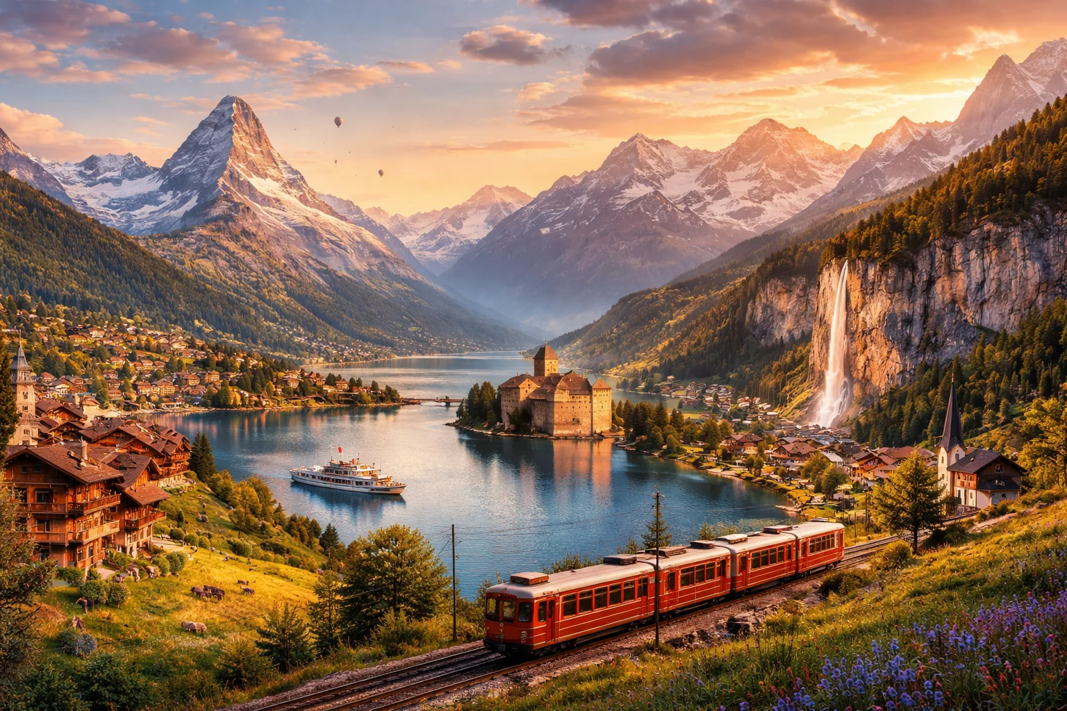 Switzerland – landmarks and geography