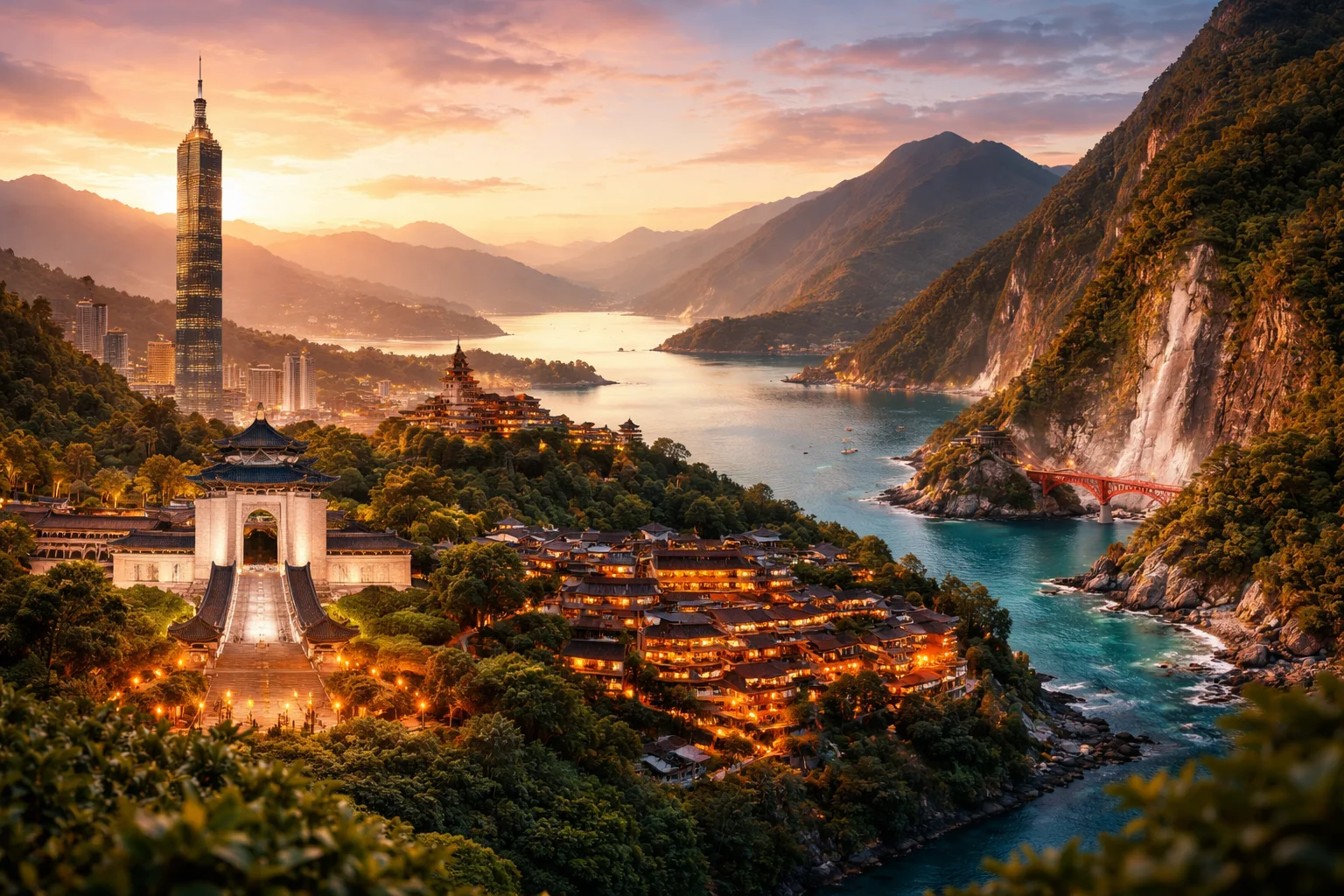 Taiwan – landmarks and geography