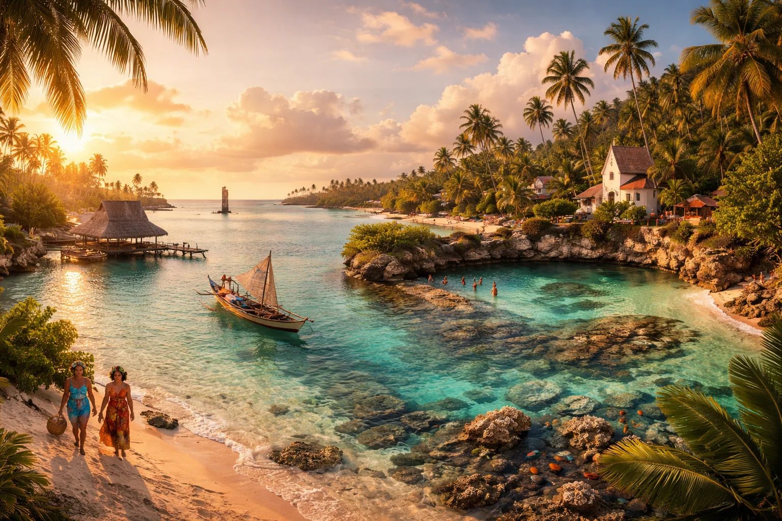 Tuvalu – landmarks and geography