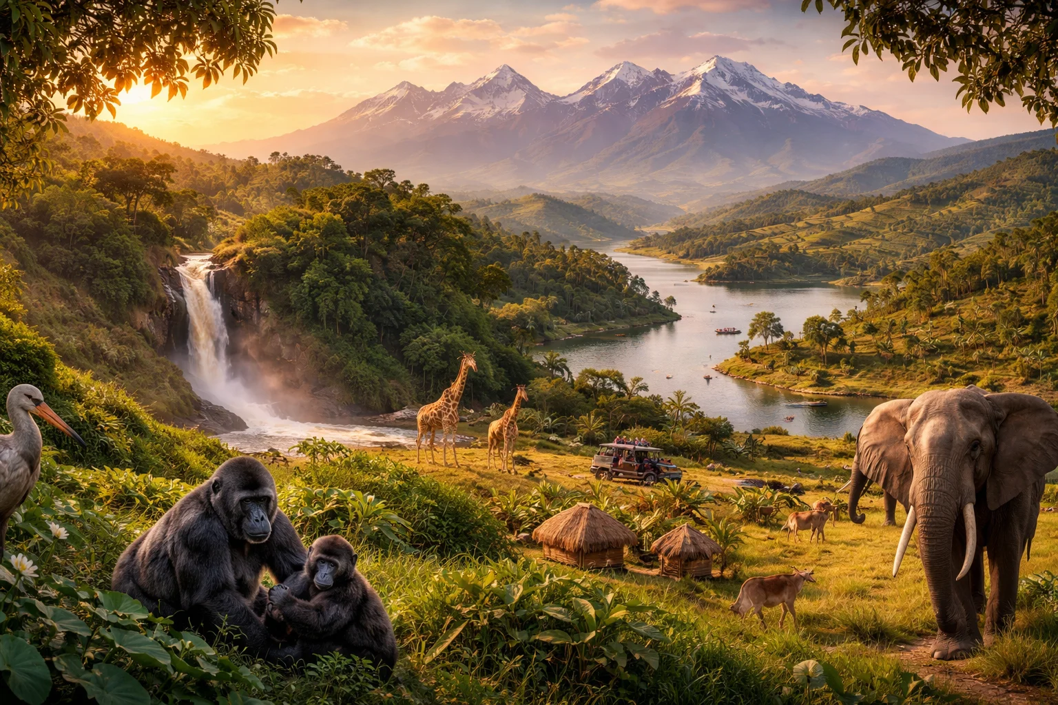 Uganda – landmarks and geography