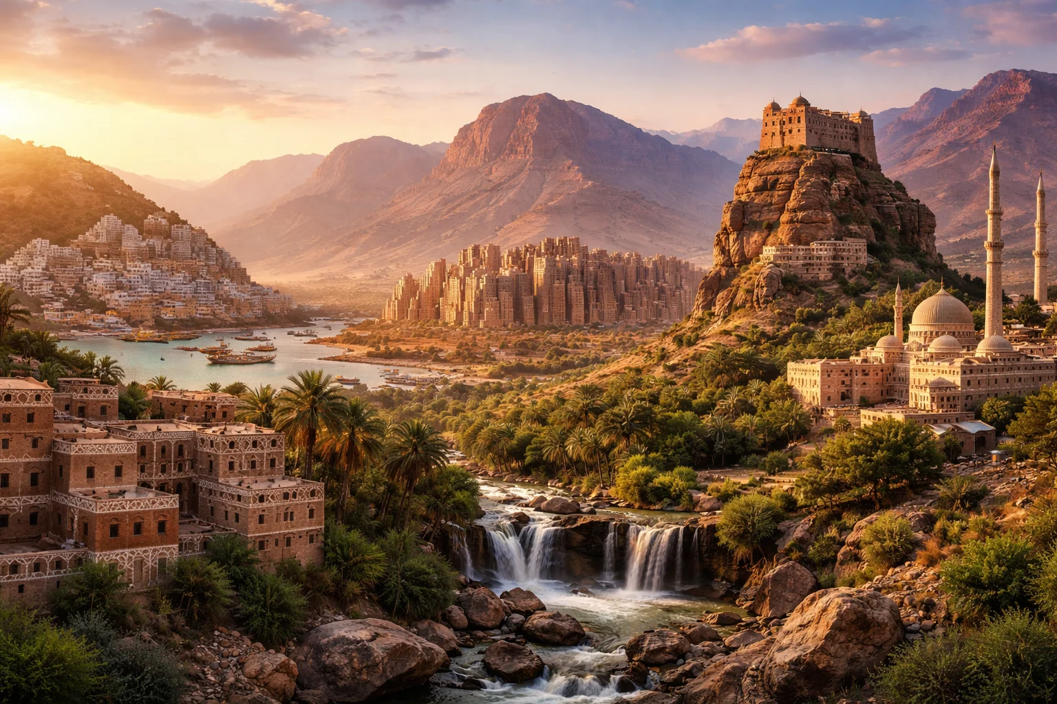 Yemen – landmarks and geography