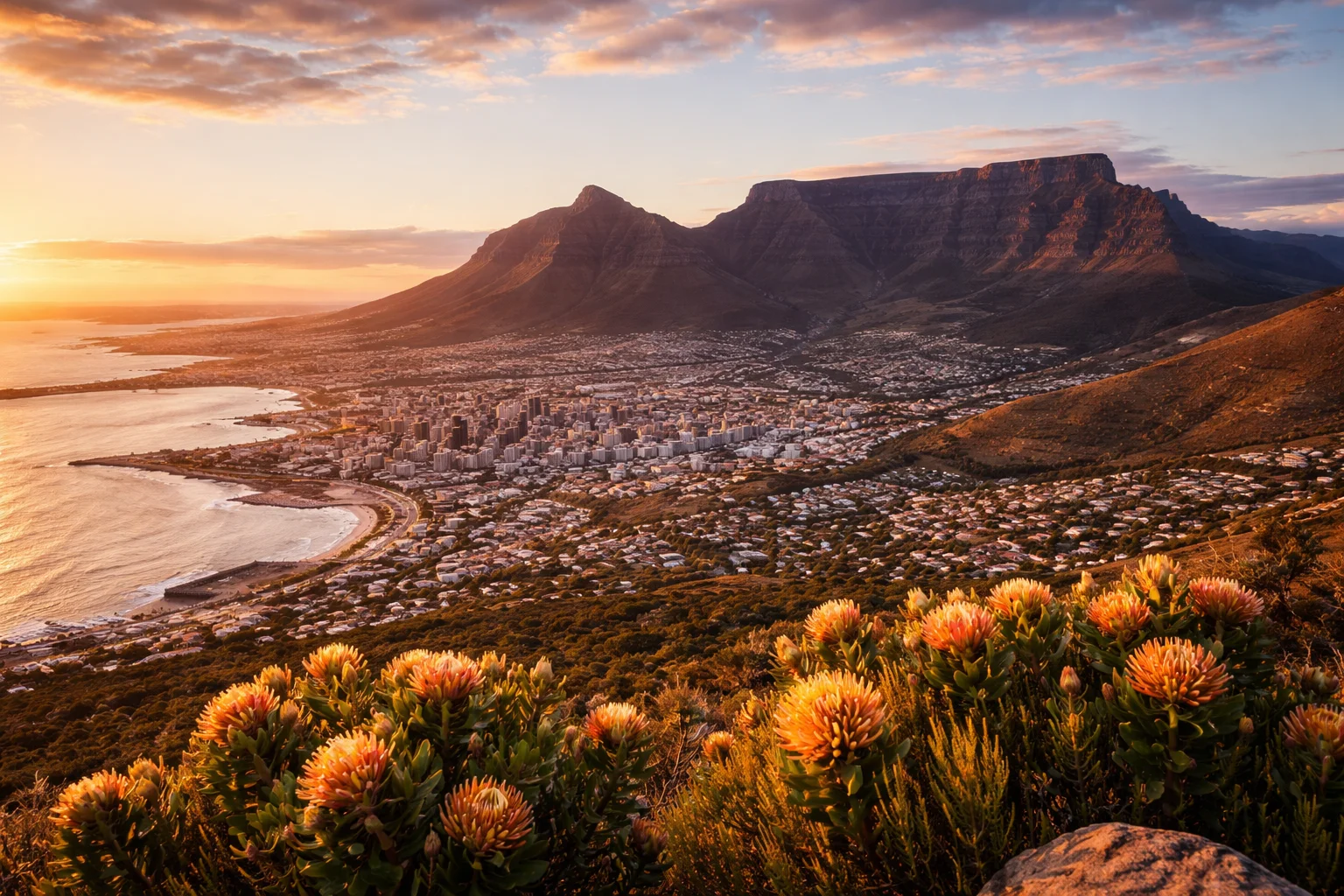 Cape Town Location Western Cape South Africa Coast Map